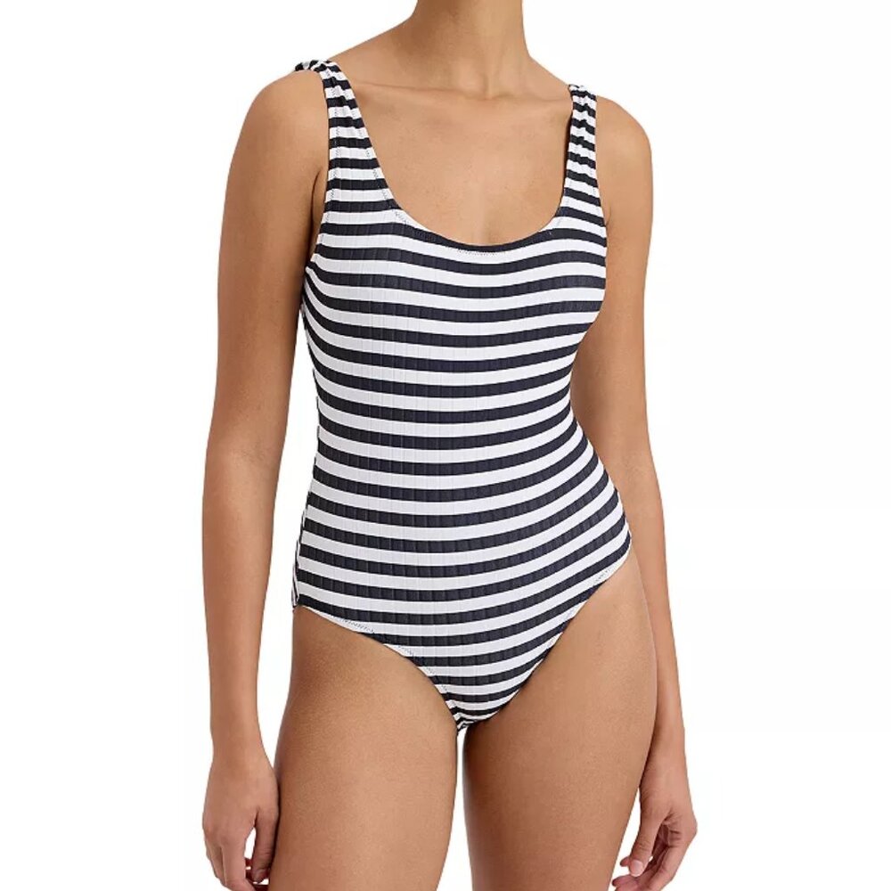 Solid & Striped The AnneMarie One Piece Swimsuit XS Blackout Marshmallow NWT